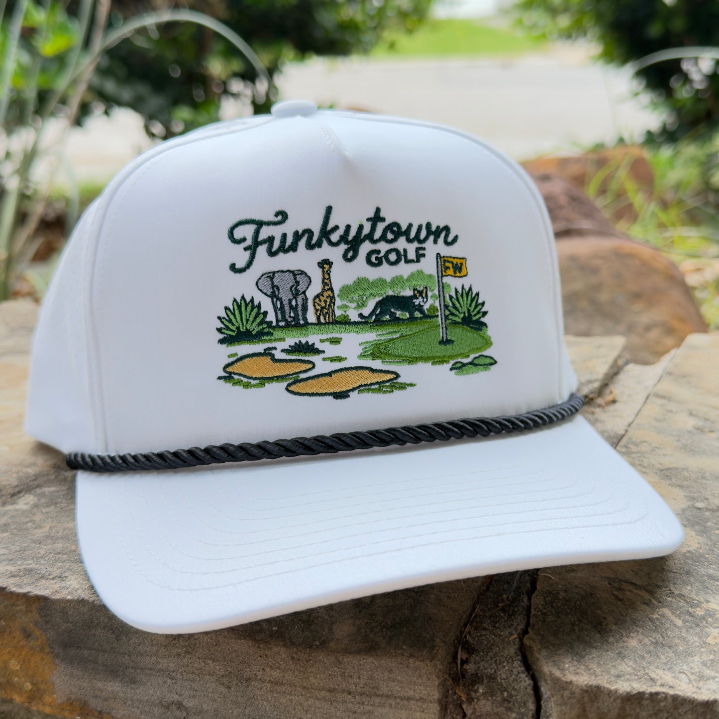 Funkytown Golf White/Black Rope