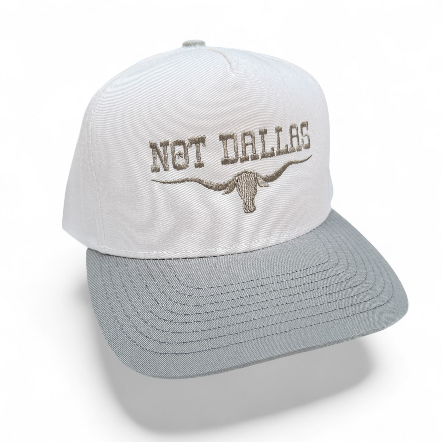 Bone & Gray NOT DALLAS Hat