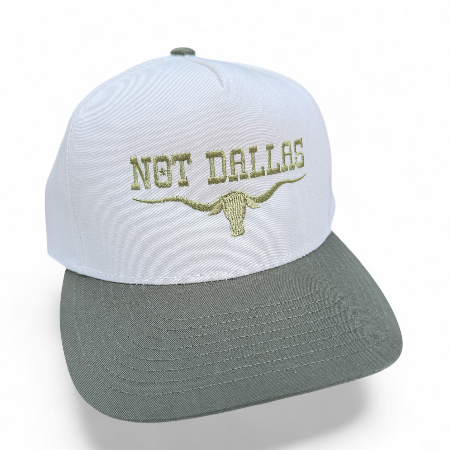 Bone & Olive NOT DALLAS Hat