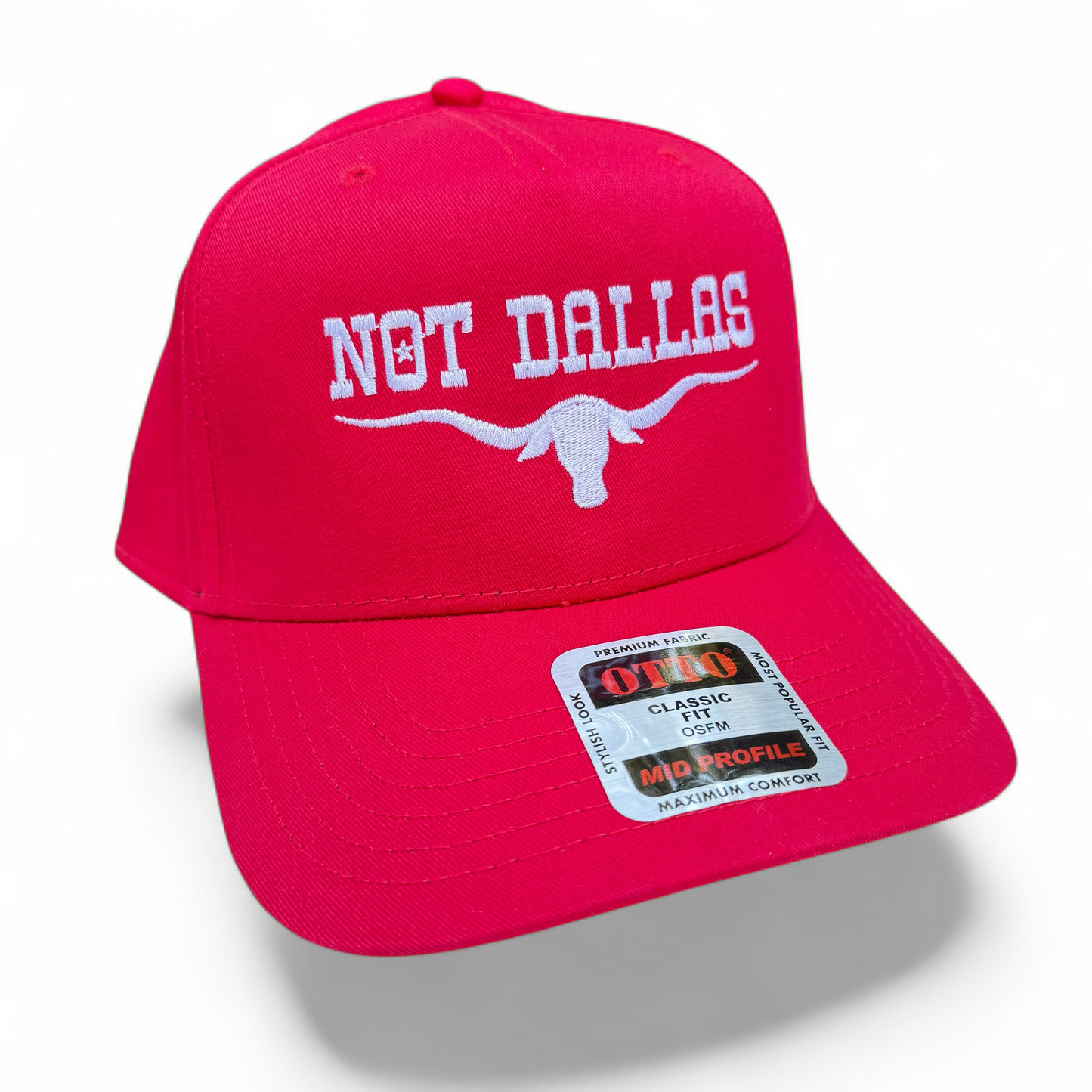 Red NOT DALLAS Hat